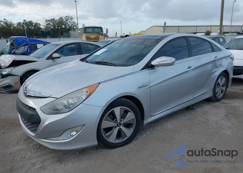 2012 Hyundai Sonata Hybrid z USA, uszkodzony, nr VIN KMHEC4A46CA037795